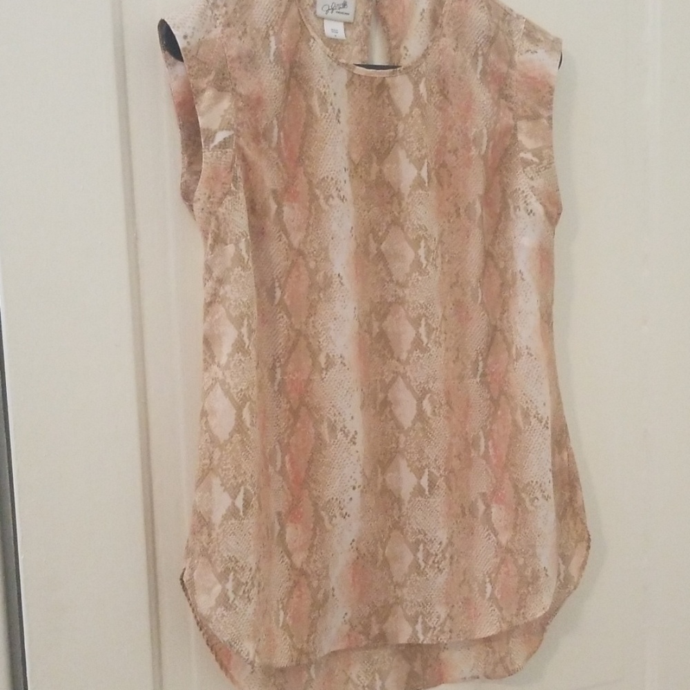 Snake Print Top